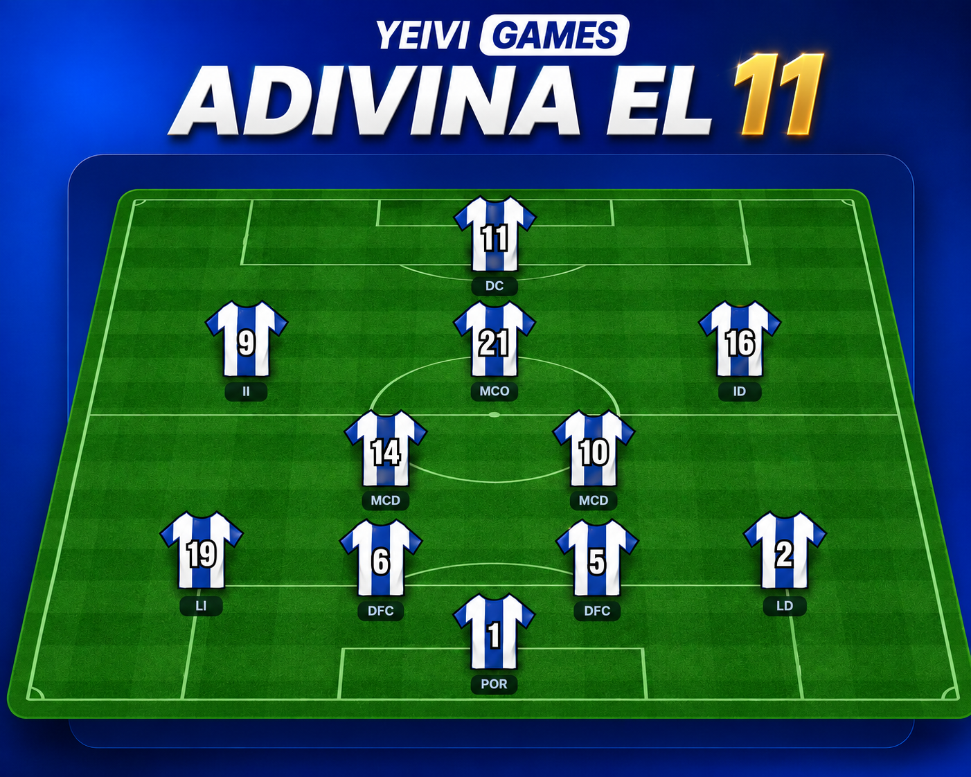 ADIVINA EL ONCE